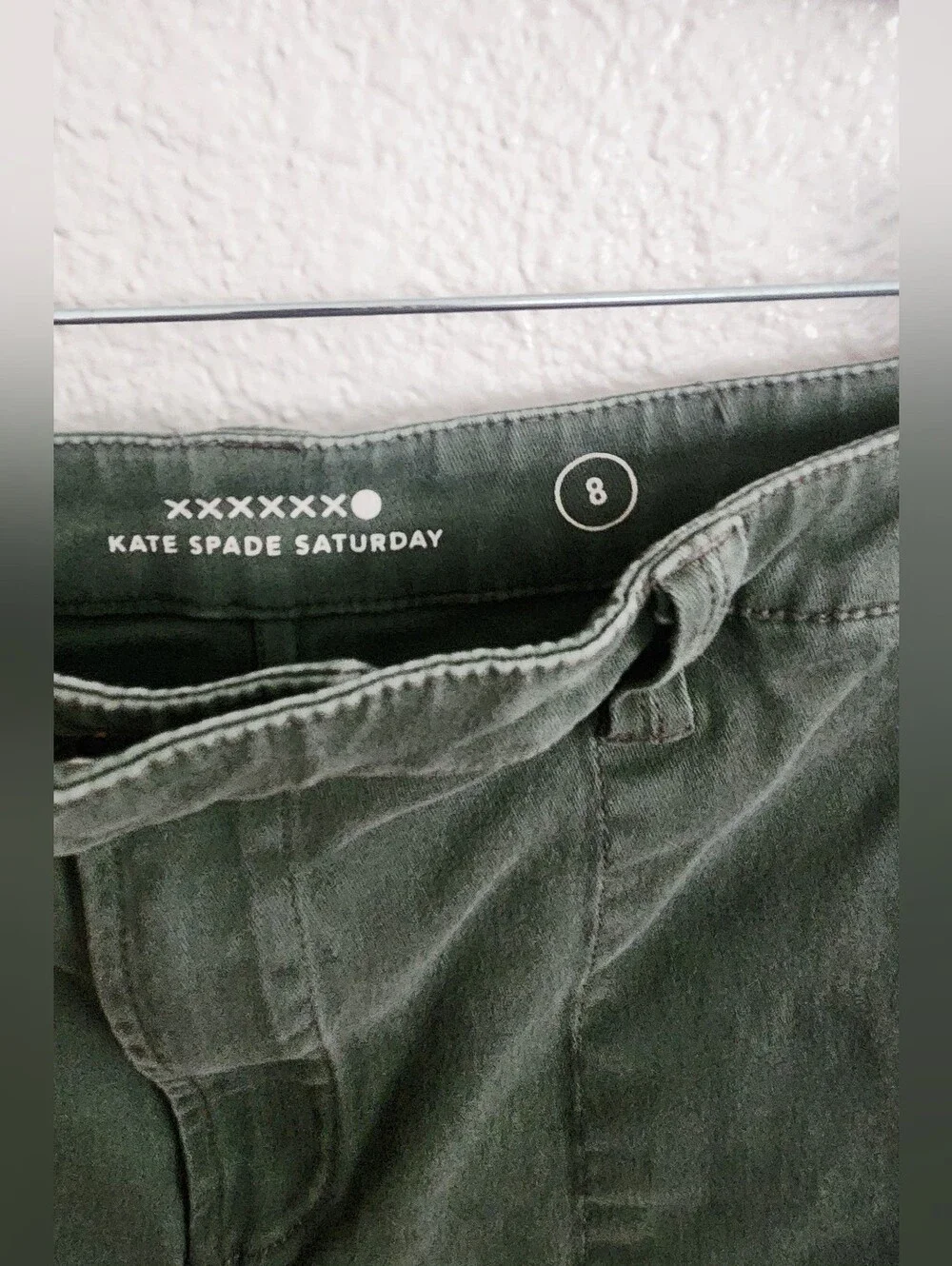 Kate Spade Denim Army Green Skirt